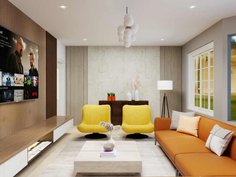 Modern Aesthetic Living Room – London